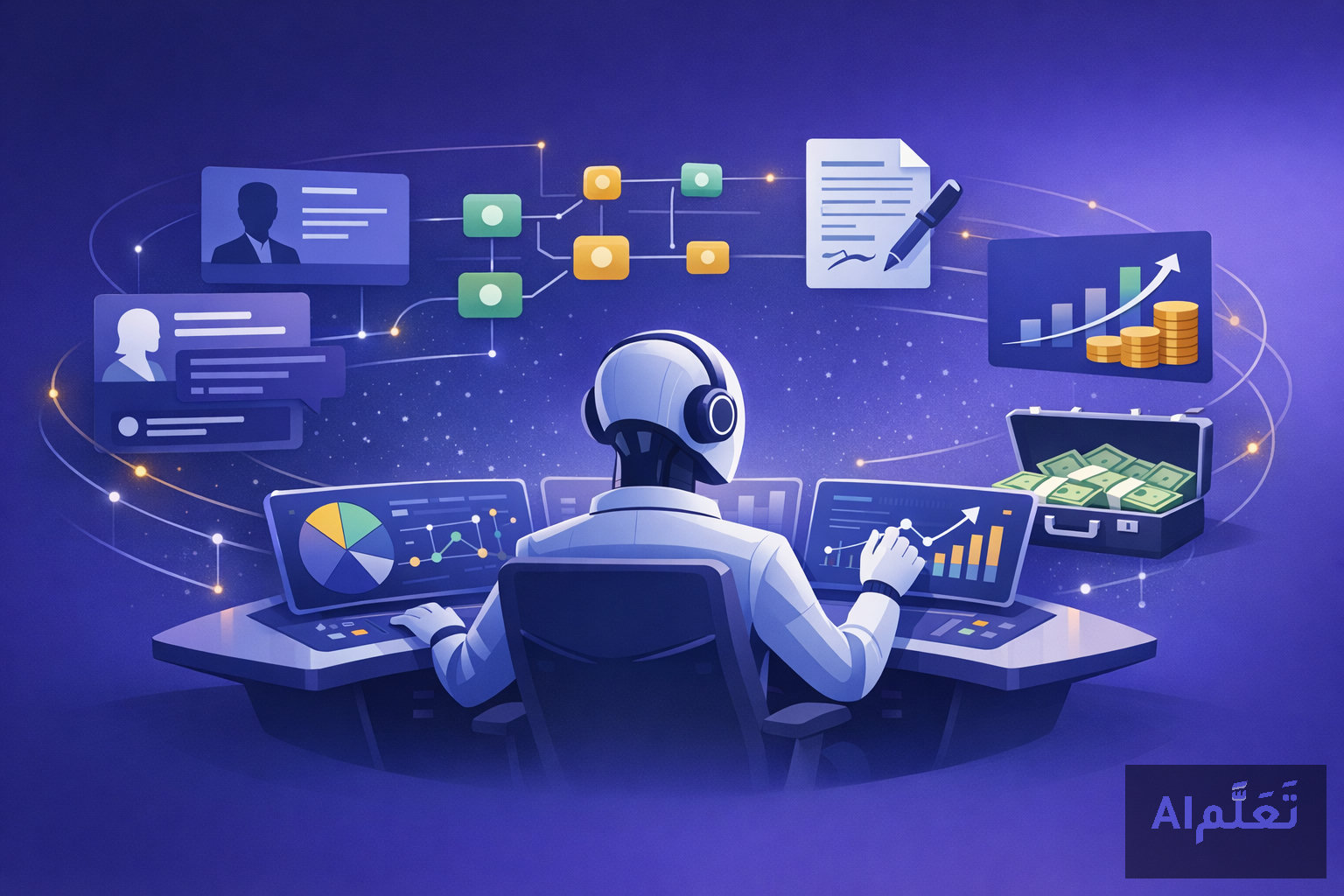 شركة وكلاء ذكاء اصطناعي تترك لوكيلها إدارة جولة تمويل بـ100 مليون دولار: هل بدأ عصر الوكيل التنفيذي؟ - منصة تعلّم