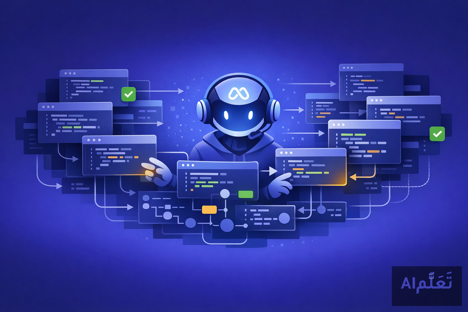 Meta تطلق Muse Code: هل يغيّر وكيل الذكاء الاصطناعي طريقة التعامل مع قواعد الشيفرة الضخمة؟ - منصة تعلّم