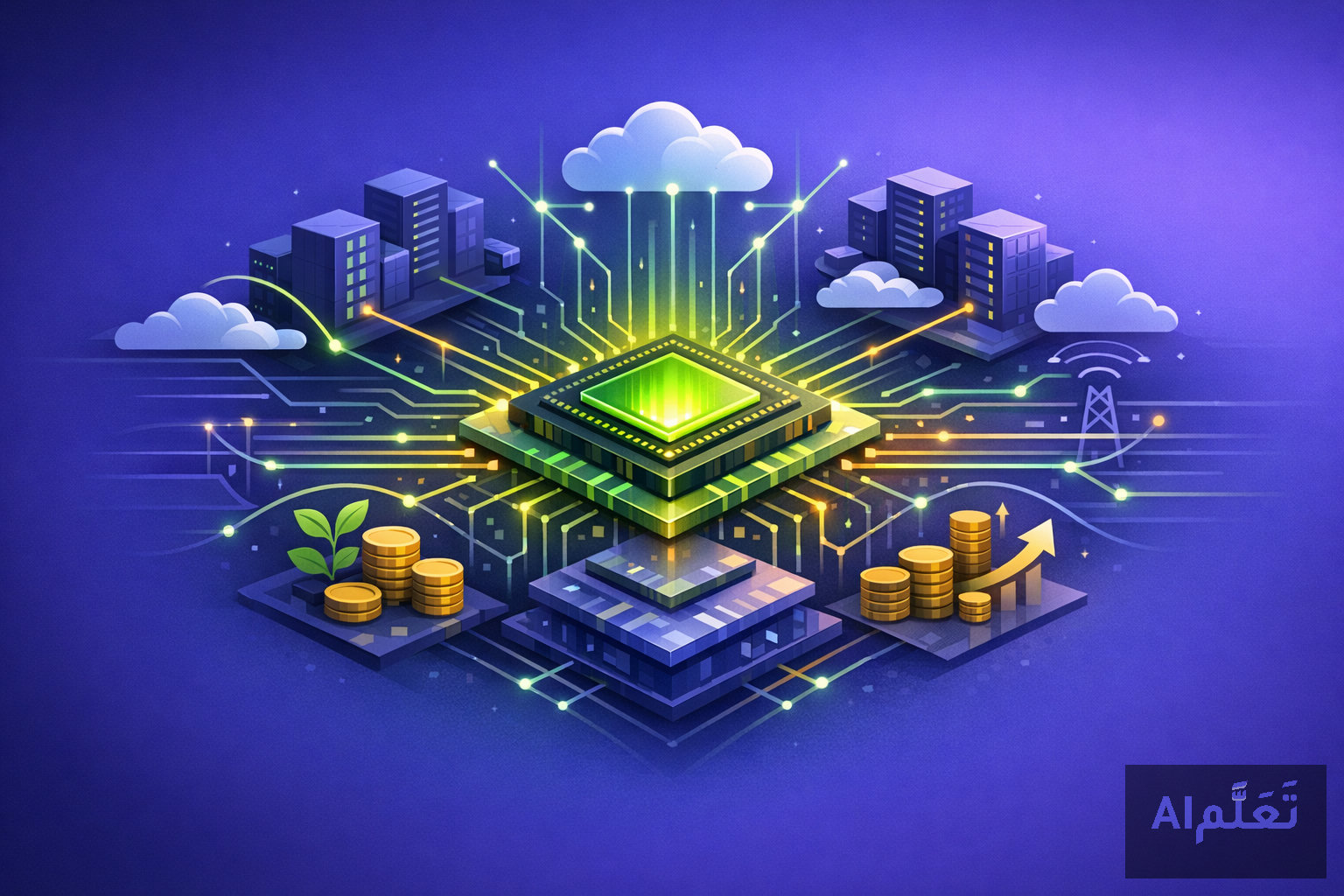 ميزة Nvidia في الذكاء الاصطناعي لم تعد تقتصر على الـ GPU: كيف تبني الشركة طبقة البنية التحتية الكاملة للـ AI - منصة تعلّم