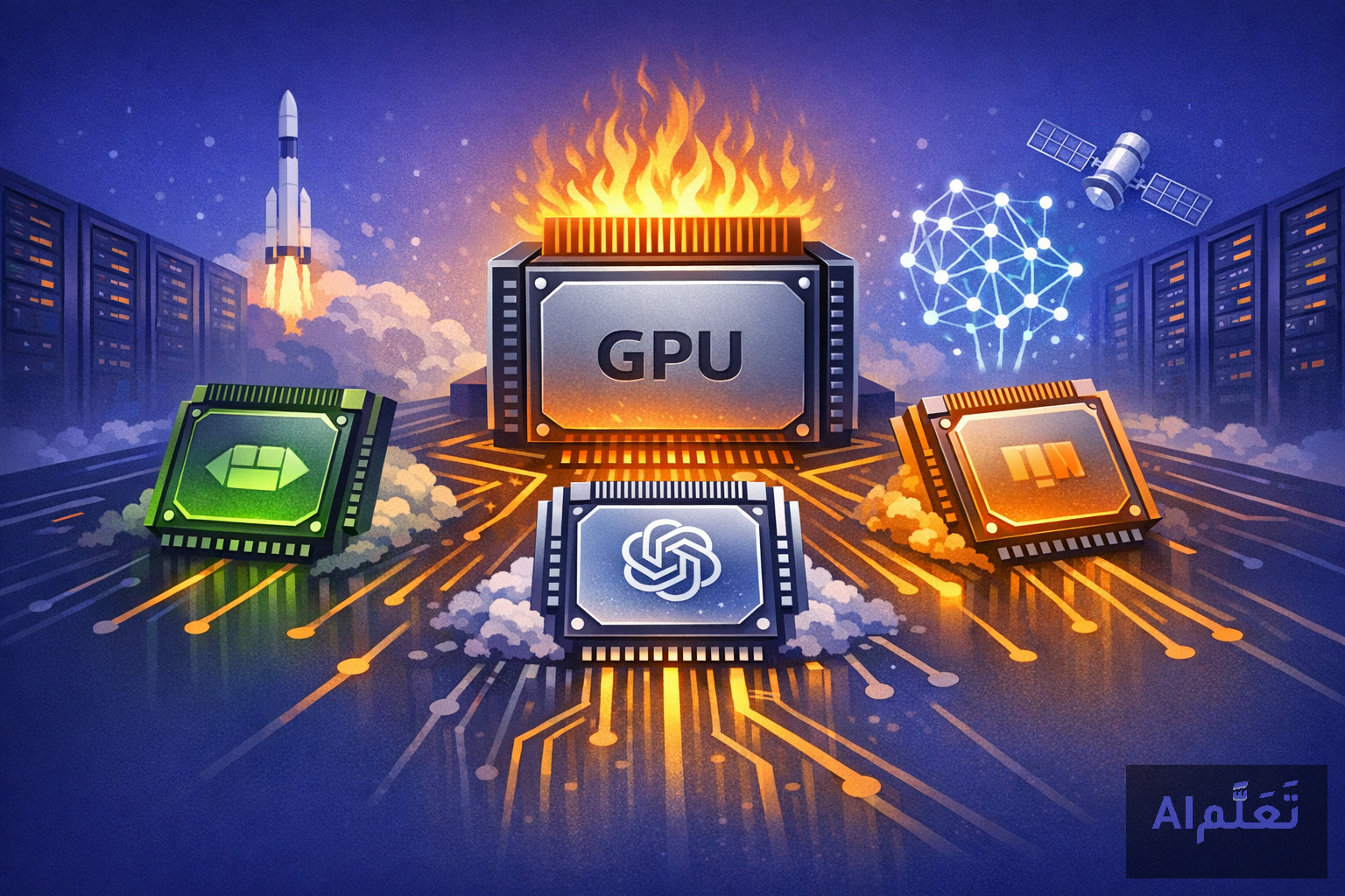 لماذا تبني OpenAI وSpaceX رقائقها الخاصة؟ وكيف يشتد الضغط على Nvidia في سباق شرائح الذكاء الاصطناعي - منصة تعلّم